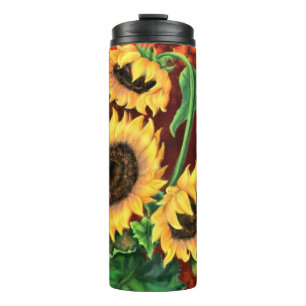 Sunflowers Thermal Tumbler