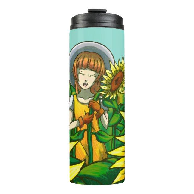 Sunflowers Thermal Tumbler (Front)