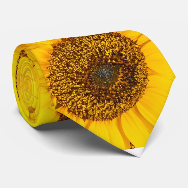 Sunflowers Tie (Rolled)