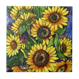 Sunflowers Tile
