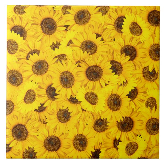 Sunflowers Tile (Front)