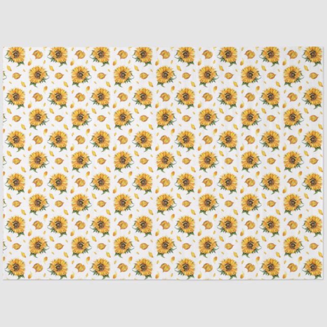 Sunflowers Tissue Paper (Front)