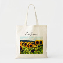 Sunflowers tote bag