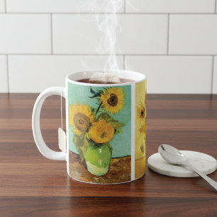Sunflowers Triptych by Vincent van Gogh Coffee Mug