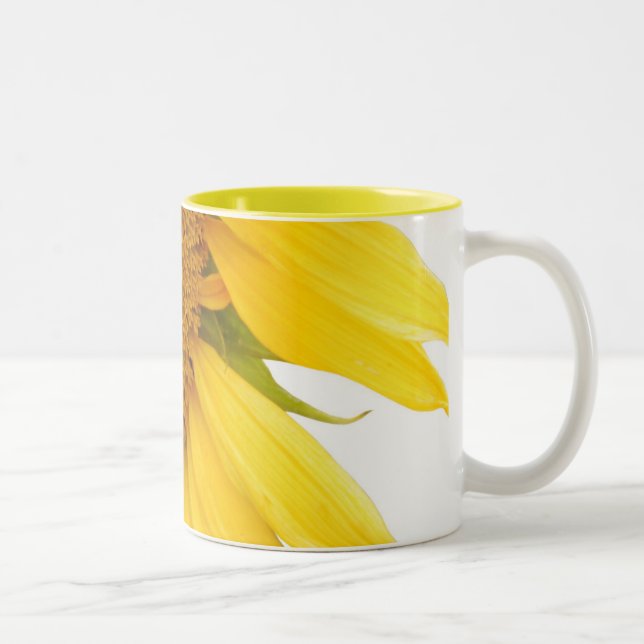 Sunflowers Two-Tone Coffee Mug (Right)
