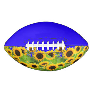 Sunflowers - Ukrainian Flag Peace Freedom Ukraine  American Football