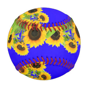 Sunflowers - Ukrainian Flag Peace Freedom Ukraine Baseball