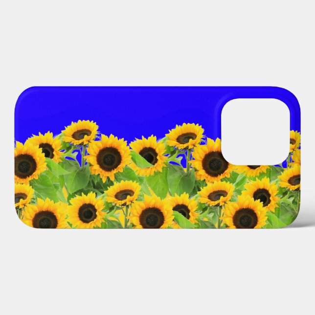 Sunflowers - Ukrainian Flag Peace Freedom Ukraine  Case-Mate iPhone Case (Back (Horizontal))