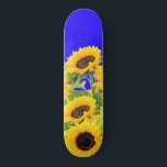 Sunflowers - Ukrainian Flag Peace Freedom Ukraine  Skateboard<br><div class="desc">Sunflowers - Ukrainian Flag Peace Freedom Ukraine - Support Independence Together - Victory ! Let's make the world a better place - everybody together ! A better world begins - depends - needs YOU too ! You can transfer to 1000 Zazzle products. Resize and move or remove and add elements...</div>