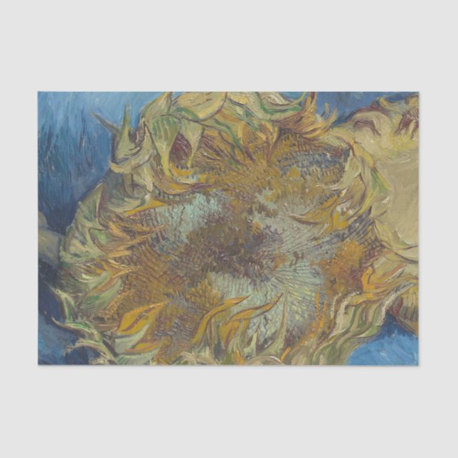 Sunflowers Van Gough Decoupage Paper (Front)