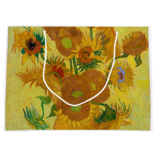 Sunflowers, Vincent van Gogh, 1889 Large Gift Bag