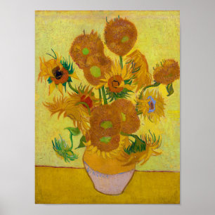 Sunflowers, Vincent van Gogh, 1889 Poster