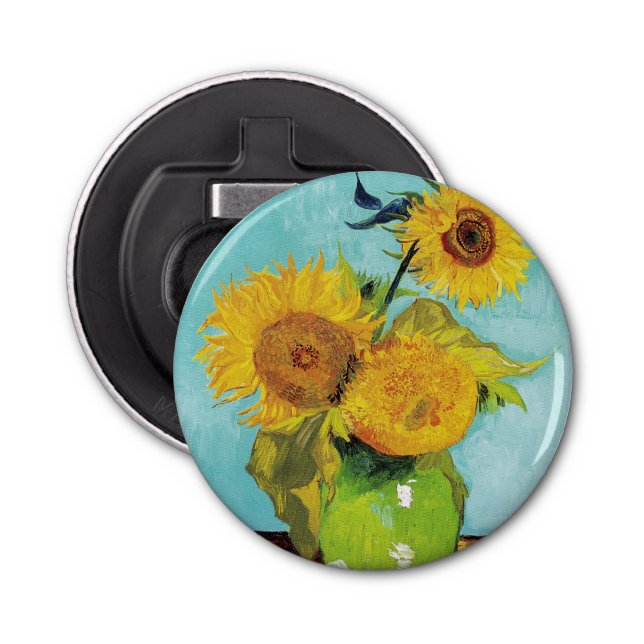 Sunflowers Vincent van Gogh   Bottle Opener (Front)