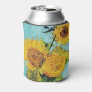 Sunflowers Vincent van Gogh Can Cooler