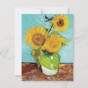 Sunflowers Vincent van Gogh    Card