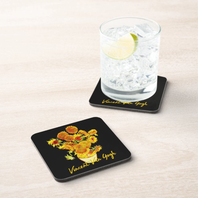 Sunflowers Vincent van Gogh Coaster (Right Side)
