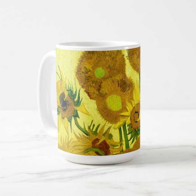 Sunflowers Vincent van Gogh      Coffee Mug (Front Left)