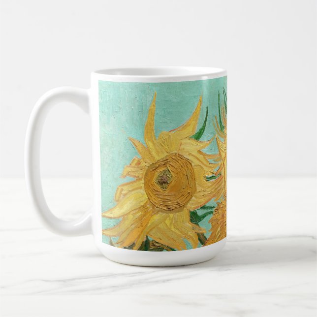 Sunflowers Vincent van Gogh     Coffee Mug (Left)