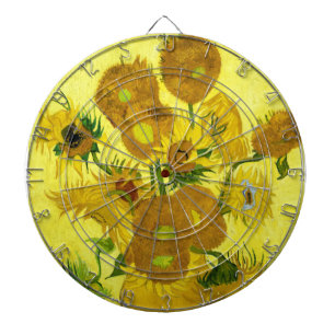 Sunflowers Vincent van Gogh    Dartboard