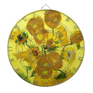 Sunflowers Vincent van Gogh    Dartboard
