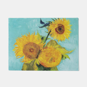 Sunflowers Vincent van Gogh Doormat