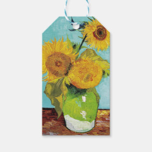 Sunflowers Vincent van Gogh Gift Tags