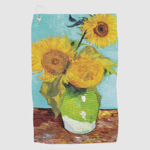 Sunflowers Vincent van Gogh   Golf Towel
