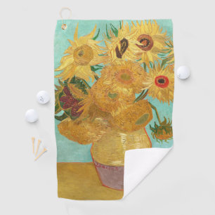 Sunflowers Vincent van Gogh Golf Towel