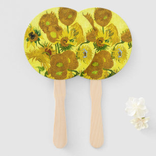 Sunflowers Vincent van Gogh Hand Fan