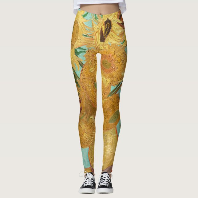 Sunflowers Vincent van Gogh    Leggings (Front)