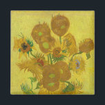 Sunflowers-Vincent van Gogh Magnet<br><div class="desc">"Sunflowers" - Vincent van Gogh Magnet, a miniature masterpiece that brings the radiant beauty of van Gogh's iconic sunflower series to your magnetic surfaces. This magnet features a stunning reproduction of van Gogh's vibrant and expressive painting, "Sunflowers, " allowing you to bask in the brilliance of this extraordinary artwork in...</div>