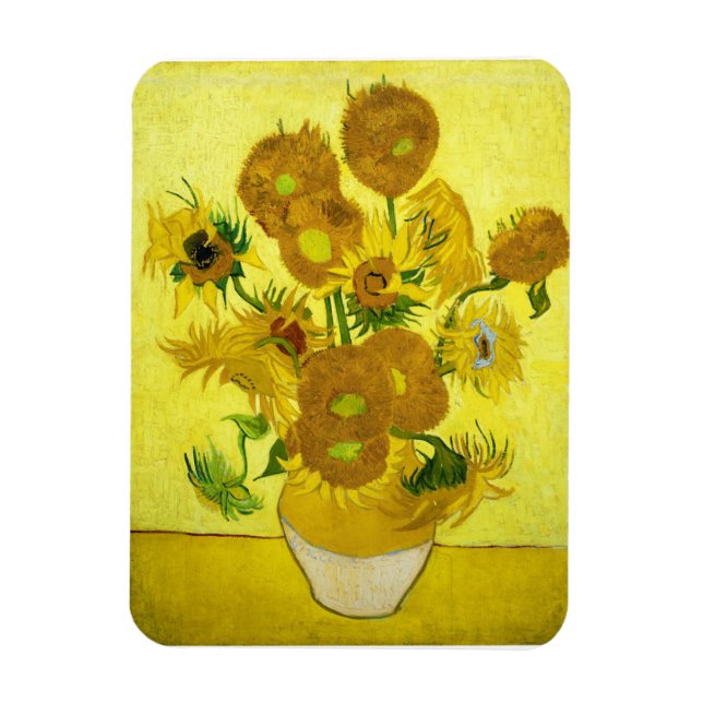 Sunflowers Vincent van Gogh  Magnet (Vertical)