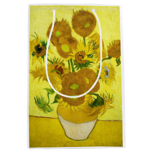 Sunflowers Vincent van Gogh    Medium Gift Bag
