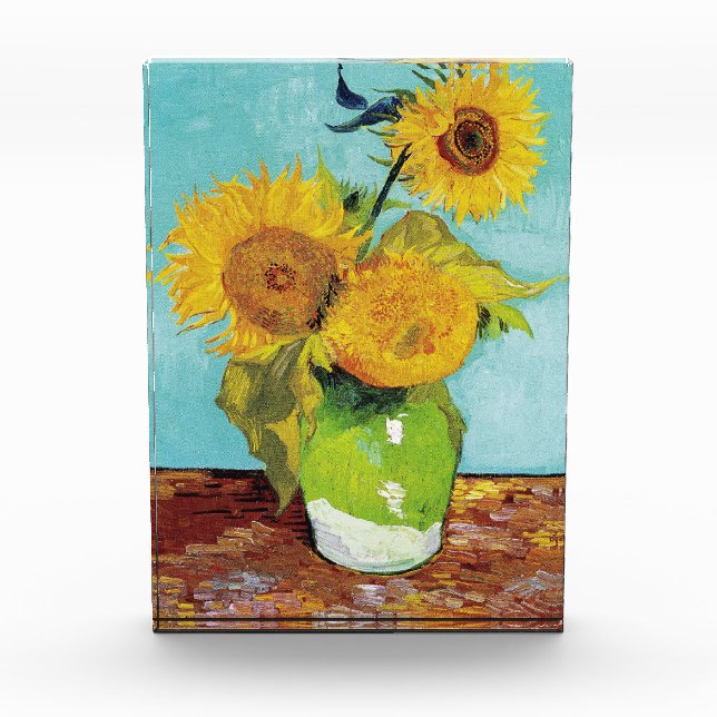Sunflowers Vincent van Gogh  Photo Block (Front)