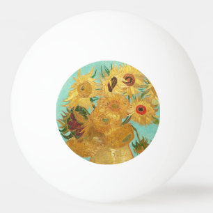 Sunflowers Vincent van Gogh   Ping Pong Ball