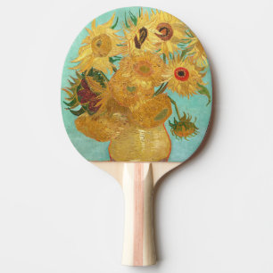 Sunflowers Vincent van Gogh Ping Pong Paddle
