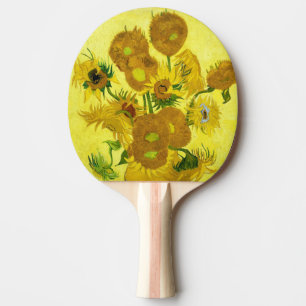 Sunflowers Vincent van Gogh    Ping Pong Paddle