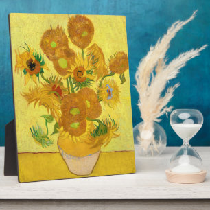 Sunflowers, Vincent van Gogh  Plaque