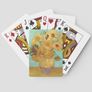 Sunflowers Vincent van Gogh     Playing Cards