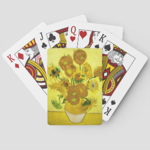 Sunflowers Vincent van Gogh     Playing Cards