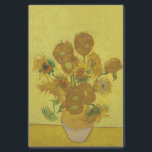 Sunflowers, Vincent van Gogh post-impressionist Tissue Paper<br><div class="desc">This beautiful masterpiece of art is perfect for adding a Vintage touch to your project, furniture or home decor. Sunflowers, Arles, January 1889. Van Gogh’s paintings of Sunflowers are among his most famous. Sent by the artist from Arles, in the south of France, to his brother Theo van Gogh, Paris,...</div>
