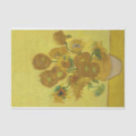 Sunflowers, Vincent van Gogh post-impressionist Tissue Paper<br><div class="desc">This beautiful masterpiece of art is perfect for adding a Vintage touch to your project, furniture or home decor. Sunflowers, Arles, January 1889. Van Gogh’s paintings of Sunflowers are among his most famous. Sent by the artist from Arles, in the south of France, to his brother Theo van Gogh, Paris,...</div>