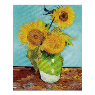 Sunflowers Vincent van Gogh Poster
