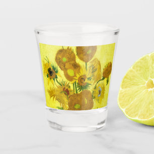 Sunflowers Vincent van Gogh Shot Glass