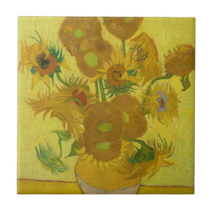 Sunflowers - Vincent van Gogh Tile