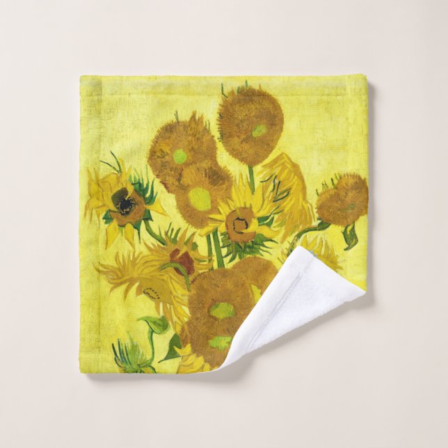 Sunflowers Vincent van Gogh     Wash Cloth (Wash Cloth)