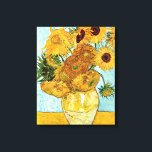 Sunflowers - Vincent Willem van Gogh Canvas Print<br><div class="desc">Sunflowers - Vincent Willem van Gogh</div>