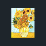Sunflowers - Vincent Willem van Gogh Canvas Print<br><div class="desc">Sunflowers - Vincent Willem van Gogh</div>