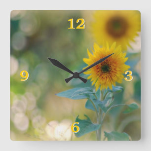 Sunflowers Wall Clock