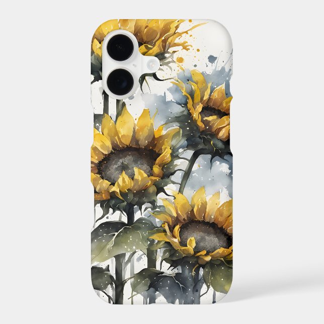 Sunflowers - Watercolor flowers (Back)